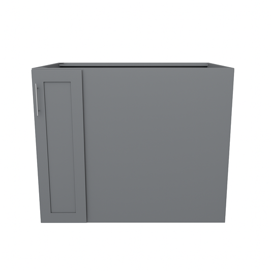 35" High Lower Corner Cabinets - Thermofoil Doors